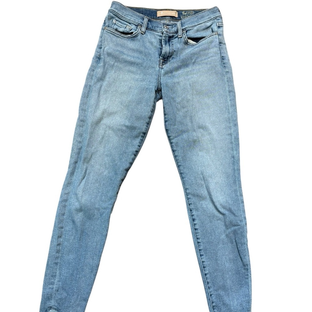 7 For All Mankind Luxe Vintage Ankle Skinny Size 27 - Picture 2 of 5